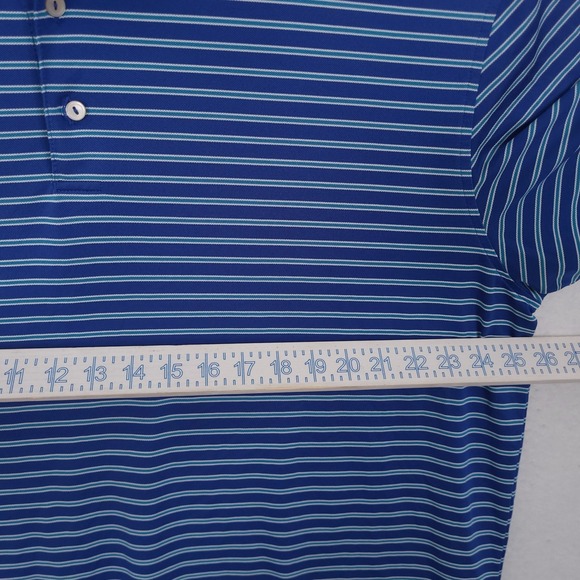 Peter Millar Polo Shirt Summer Comfort Men Size XL Golf Striped Performance - Picture 6 of 9